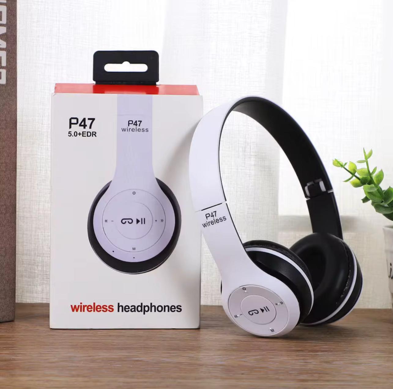 P47 Overhead Headphones Wireless Headset P47 Fone De Ouvido Auriculares Wireless Cell Phone Headset